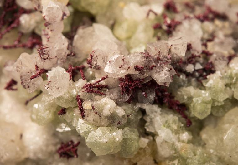 MIMETITE with CUPRITE